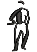 Man Embroidery Design