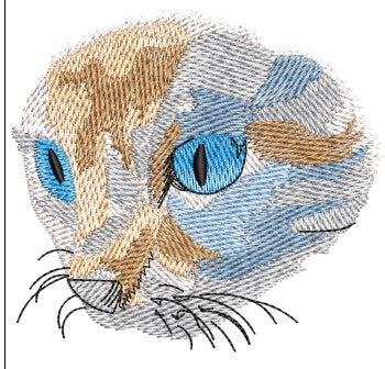 Cat Embroidery Design