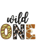 Wild One Embroidery Design