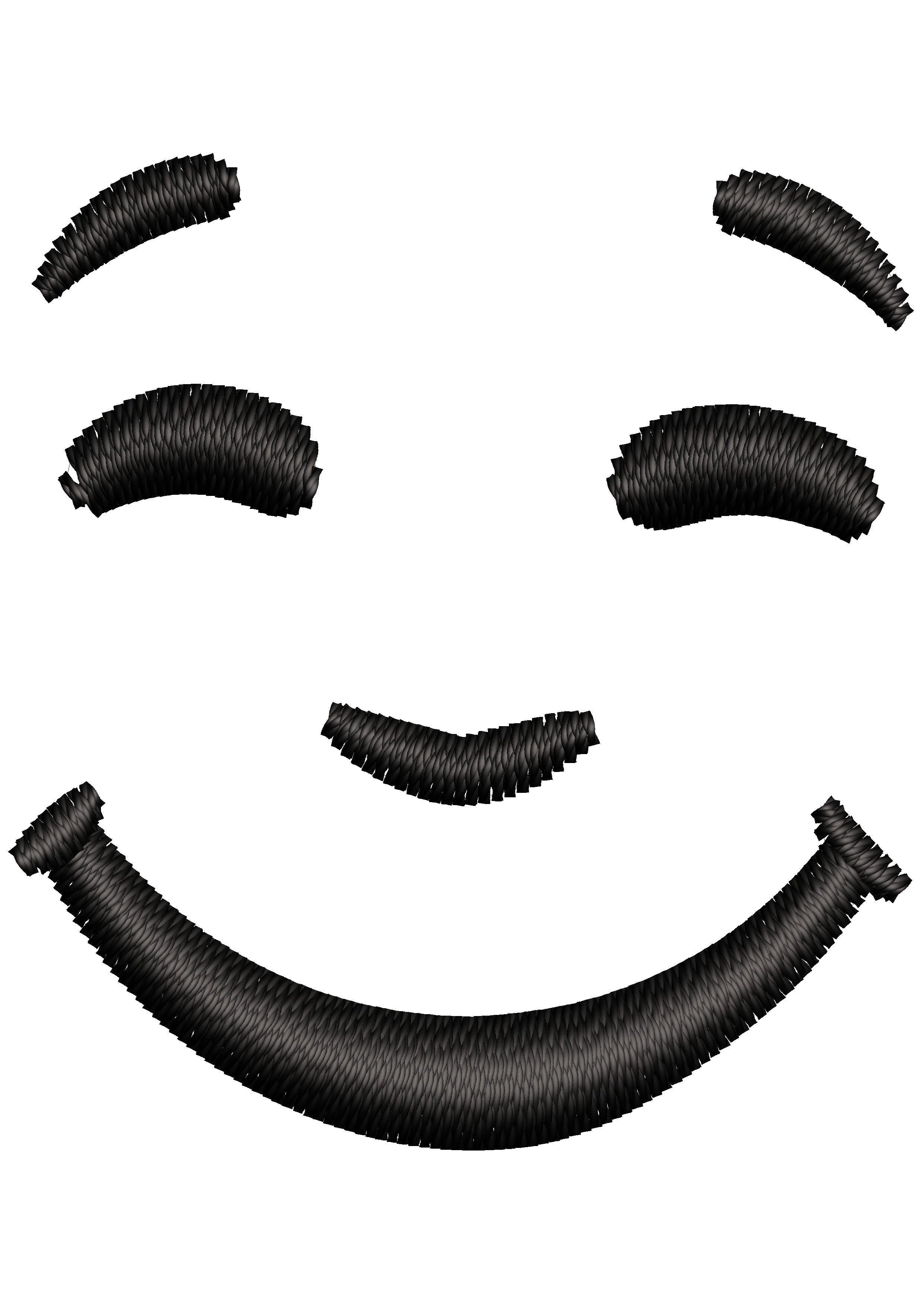 Lot Happy Sign Embroidery Design