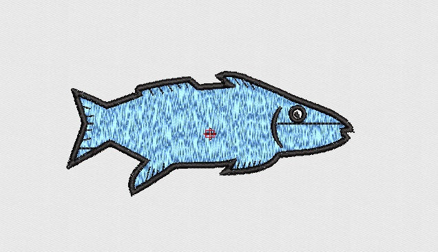 Fish Embroidery Design