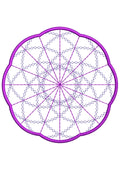 Lace Wheel Embroidery Design