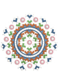 Asian Art Embroidery Design