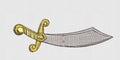 Sword Embroidery Design