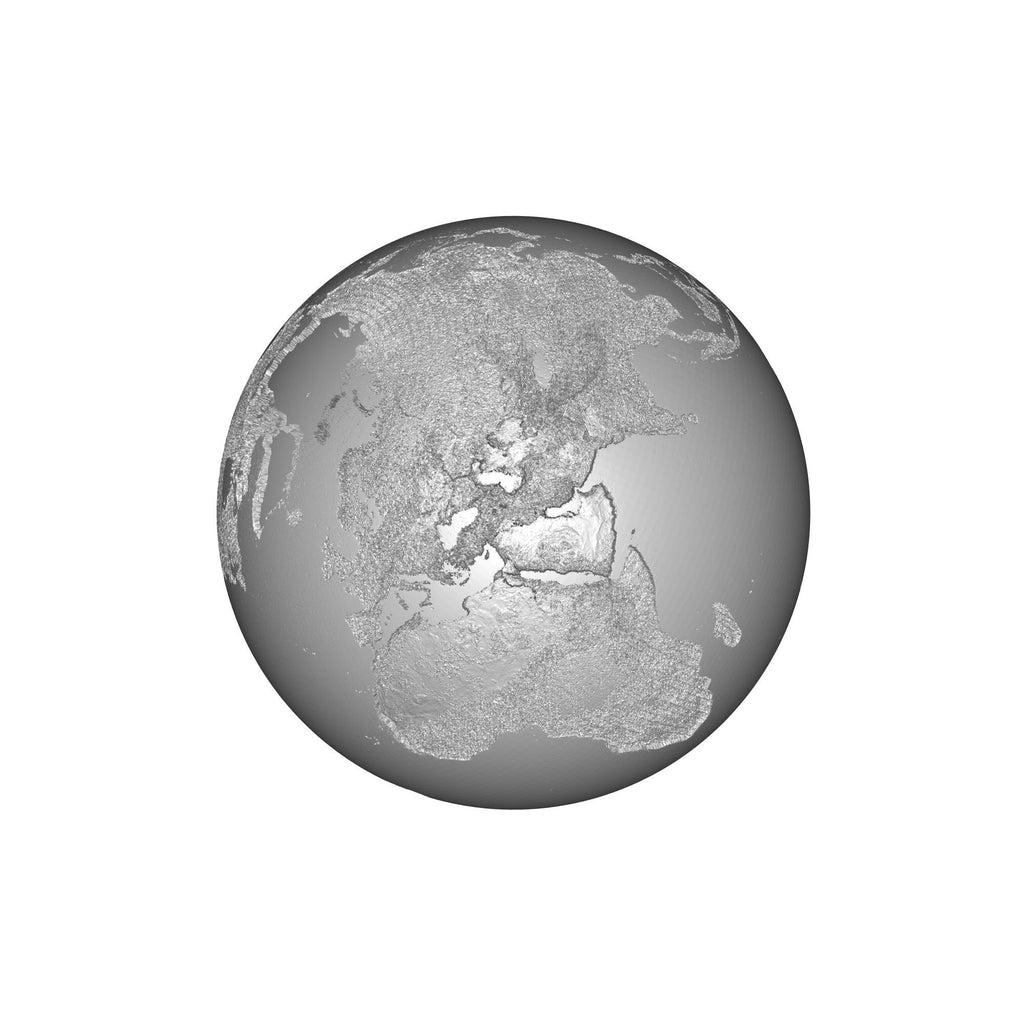 Earth Lamp 3D Print STL File