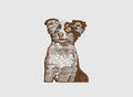 Dog Embroidery Design