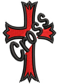 Cross Saleeb Embroidery Design