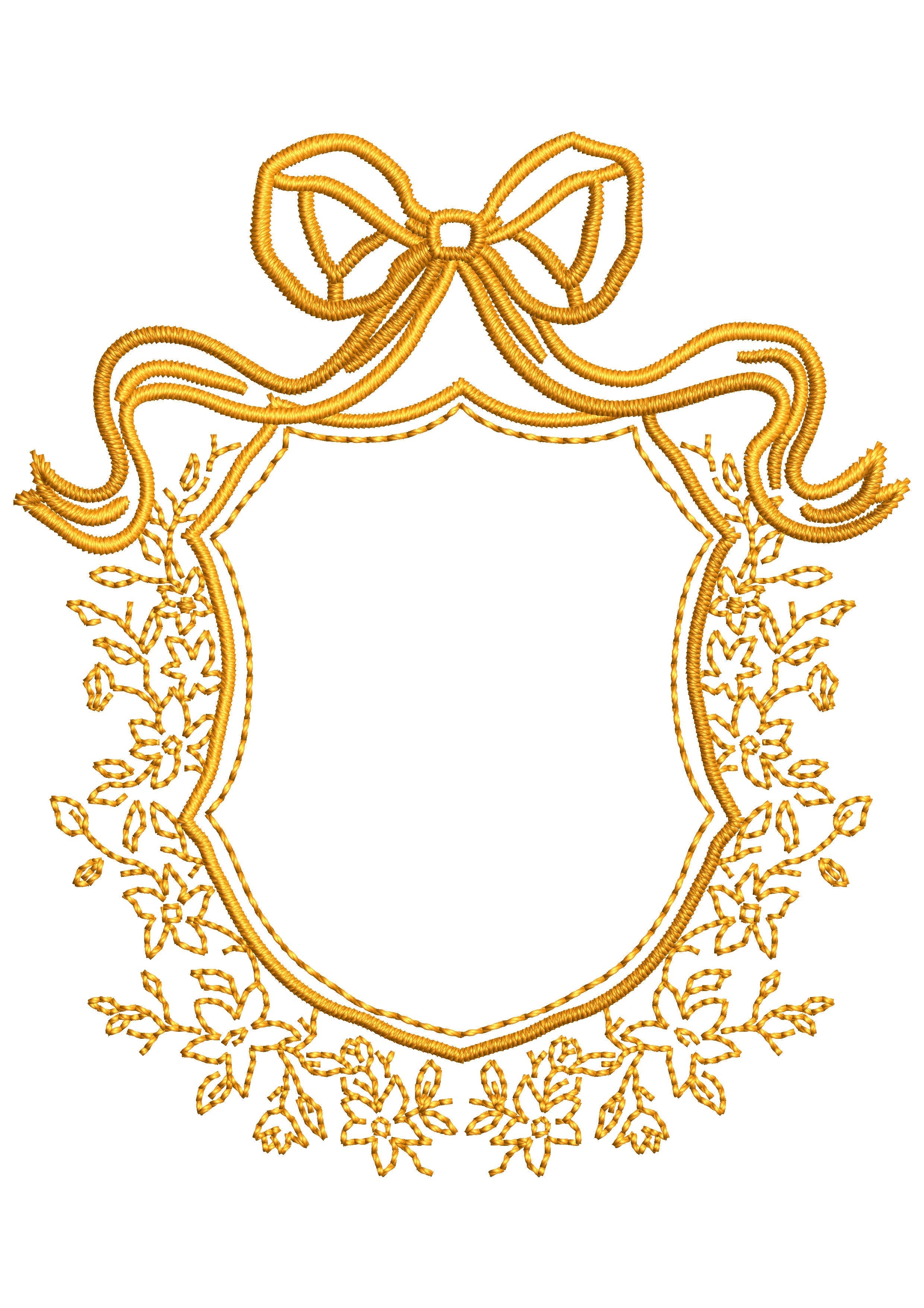 Picture Frame Embroidery Design