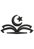 Moon Star Book Embroidery Design