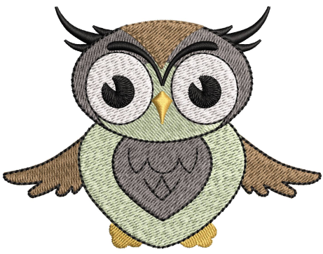 Owl Embroidery Design