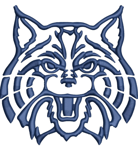 Wildcat Embroidery Design