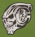 Turbo Skull Fusion Embroidery Design