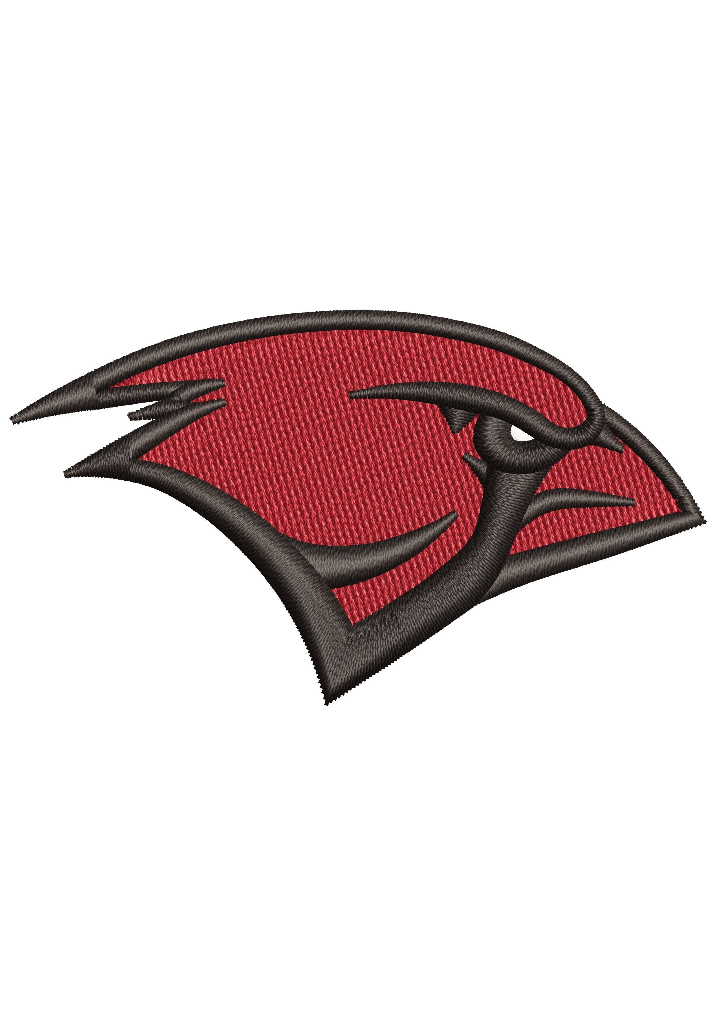 Bird Head Embroidery Design