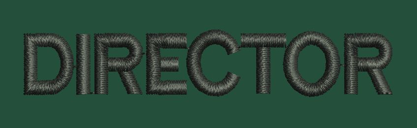 Director Embroidery Design