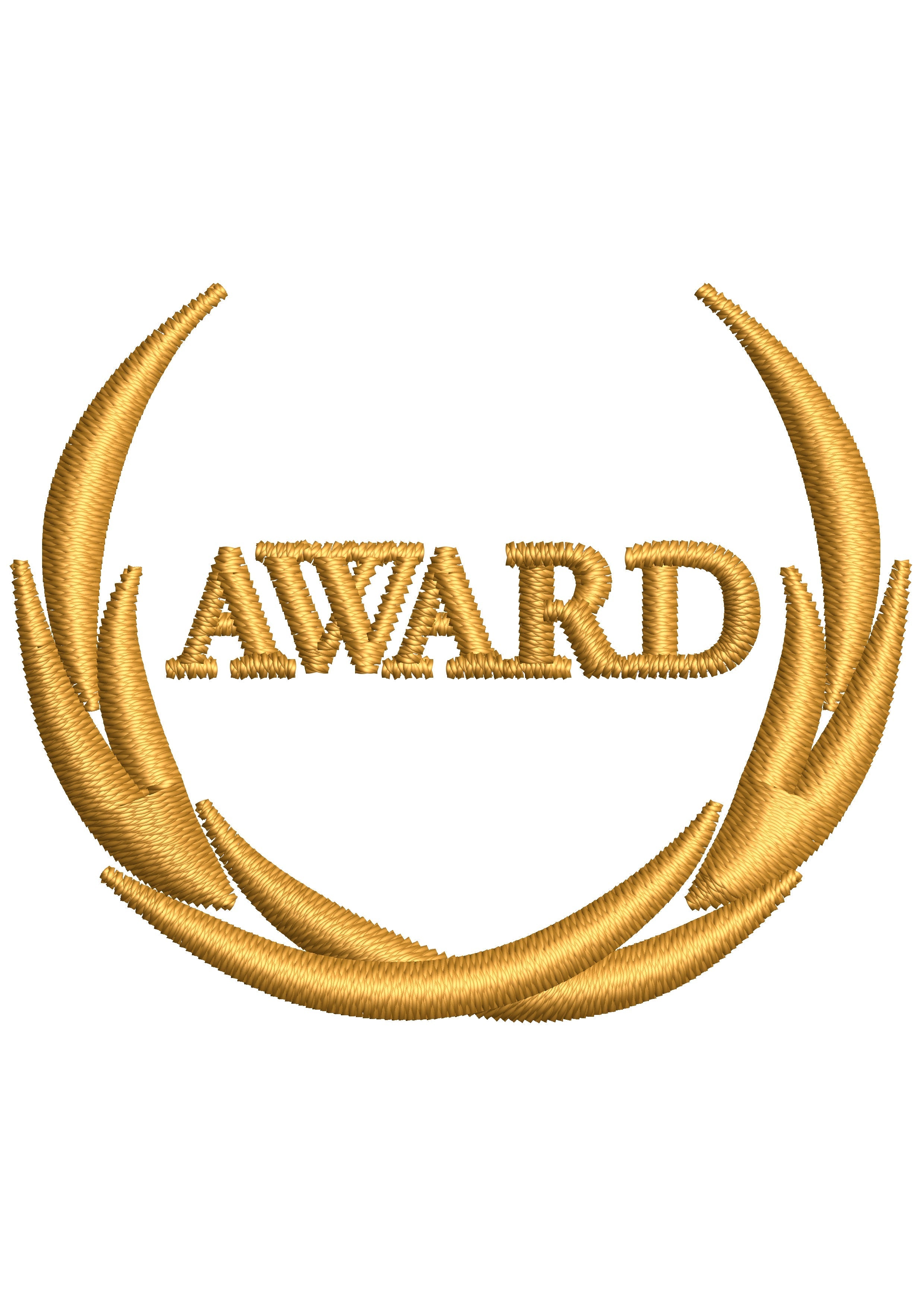 Winner Embroidery Design