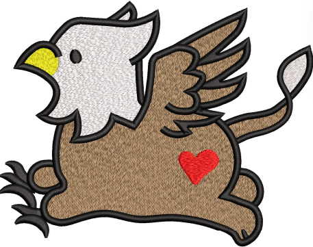 Eagle Embroidery Design