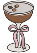 Healthy Drink Embroidery Design