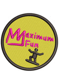 Maximum Fun Embroidery Design