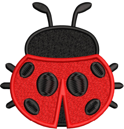 Ladybird Embroidery Design