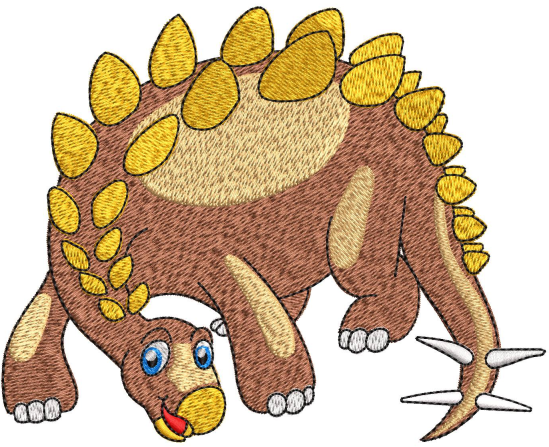 Dinosaur Embroidery Design