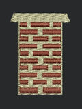 Masonry Stack Icon Embroidery Design
