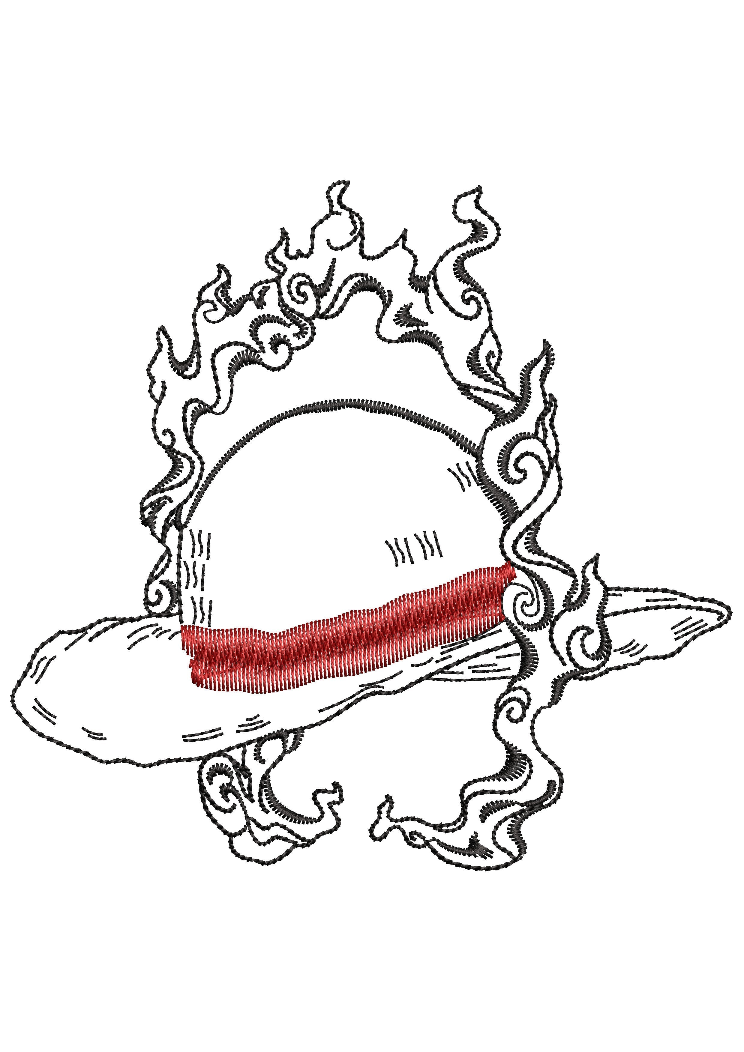 Fire Hat Embroidery Design