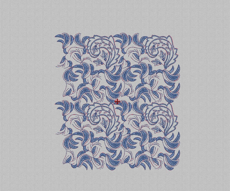 Flower Embroidery Design 852