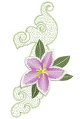 Lilly Embroidery Design