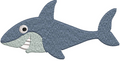 Fish K Embroidery Design