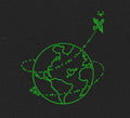 Green Earth Embroidery Design