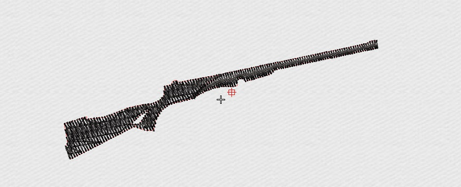 Guns Embroidery Design