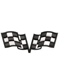Flags Race Embroidery Design