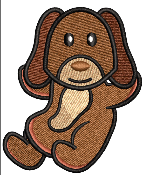 Bear Embroidery Design