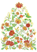 Flower Banch Embroidery Design