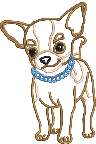 Dog Embroidery Design