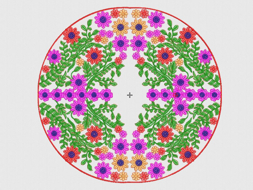 Flower Embroidery Design