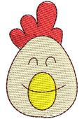 Chicks Embroidery Design