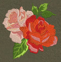 Rose Multi Colour Embroidery Design