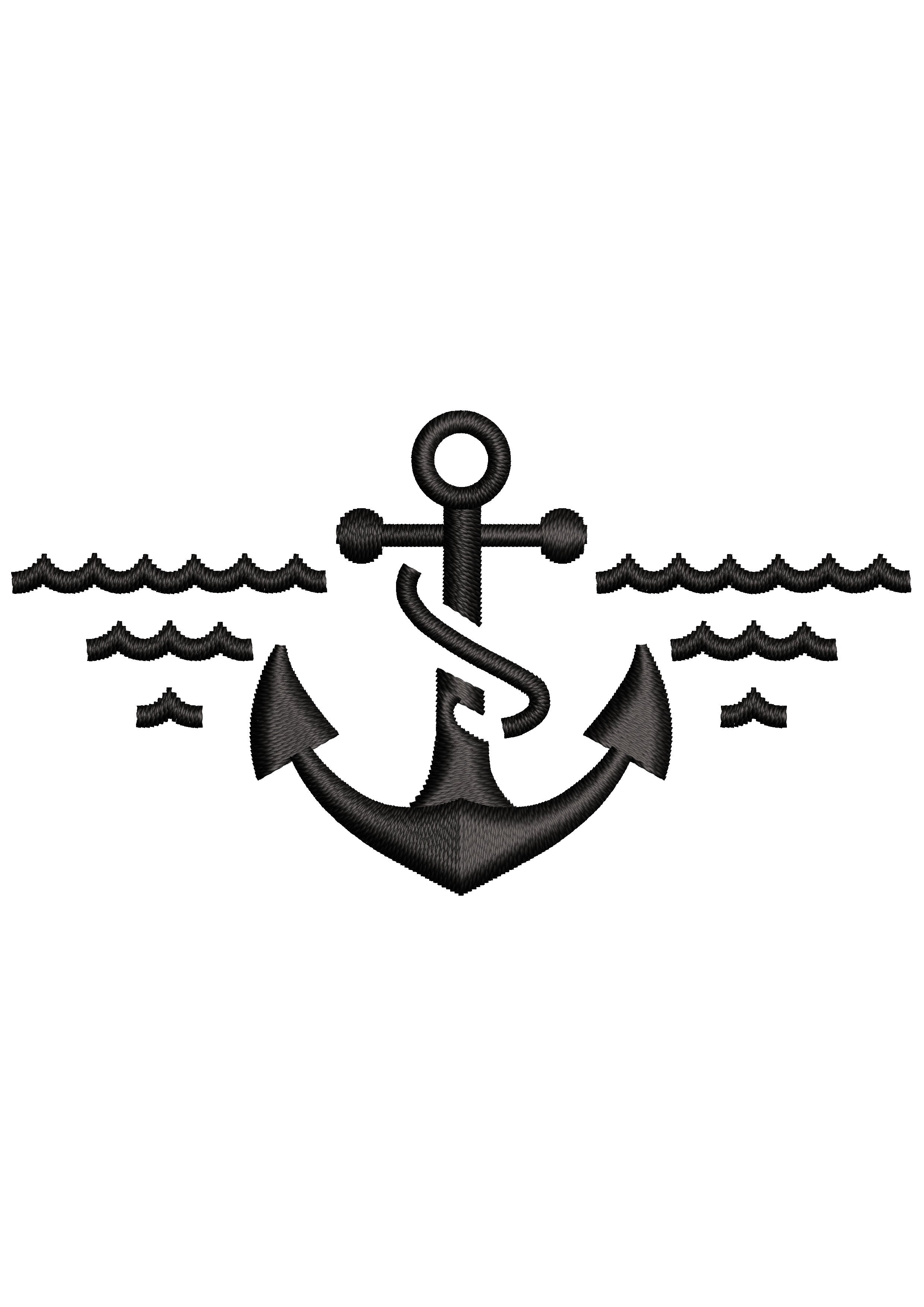 Salty Water Embroidery Design