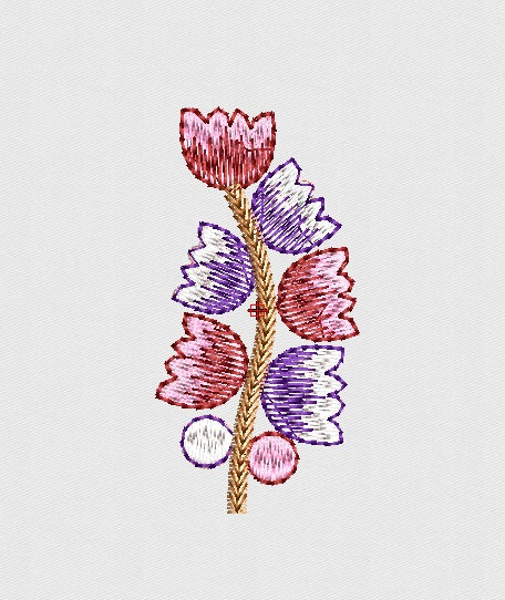 Flower Embroidery Design