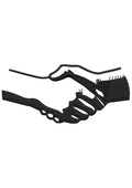 Hand Shake Embroidery Design