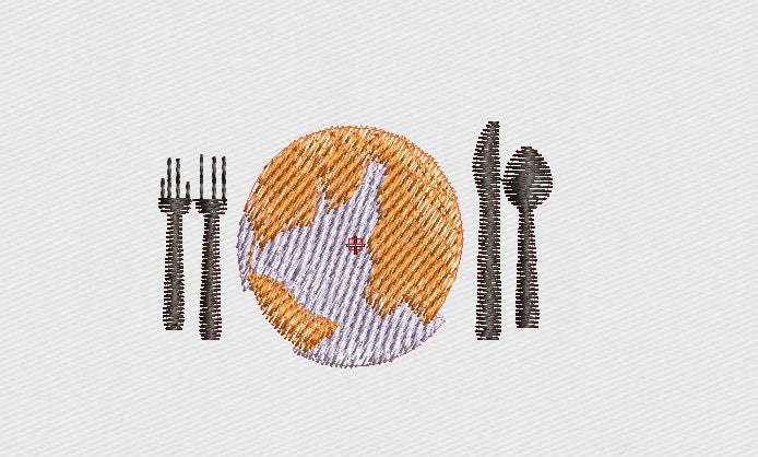 Catering Embroidery Design