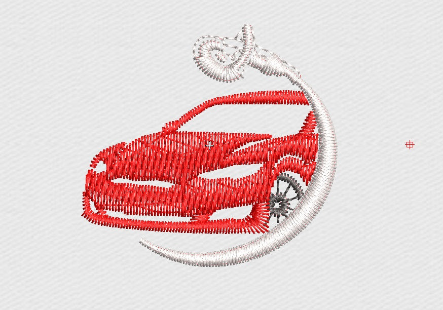 Car Embroidery Design