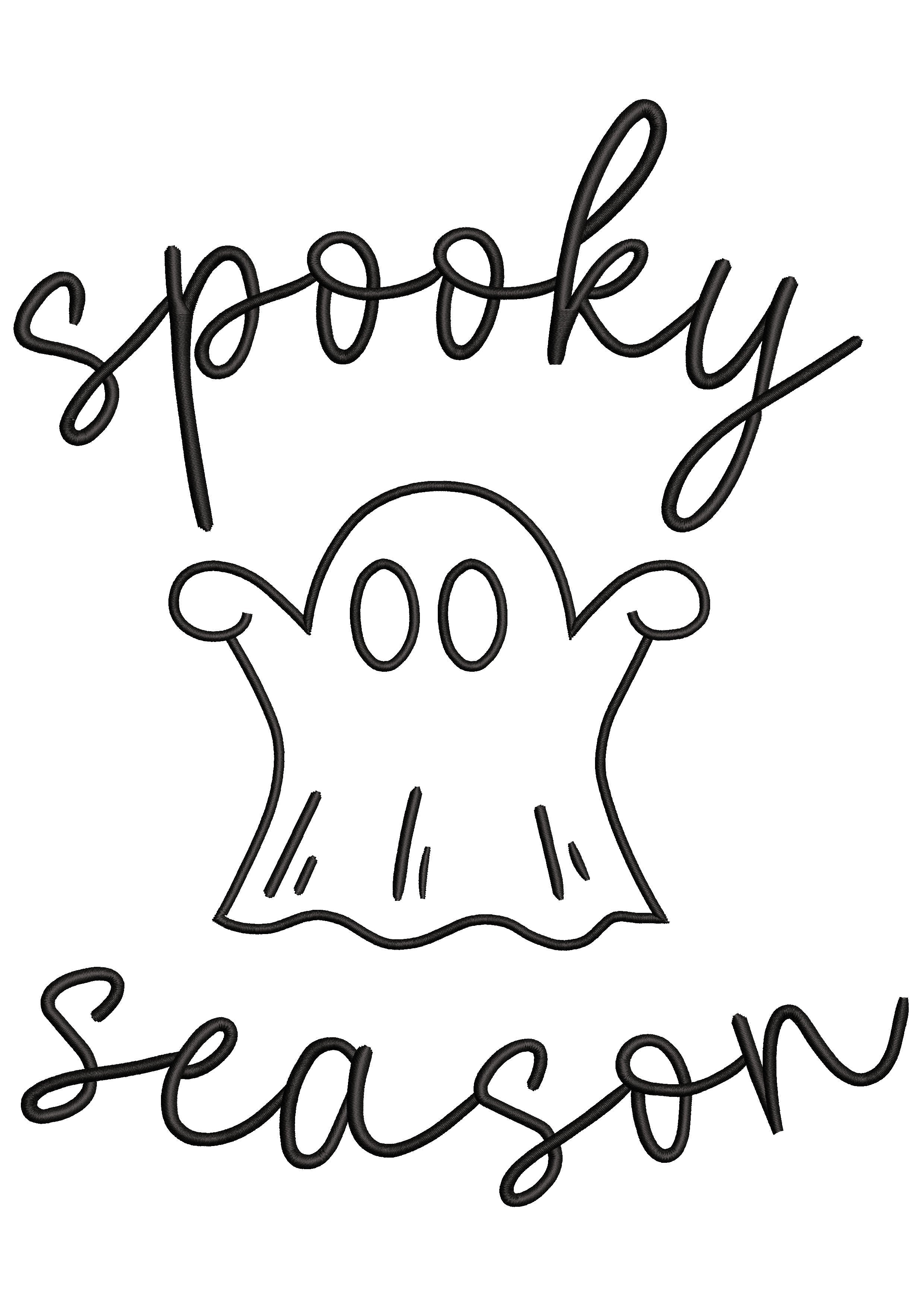 Spooky Embroidery Design
