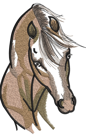 Horse Embroidery Design
