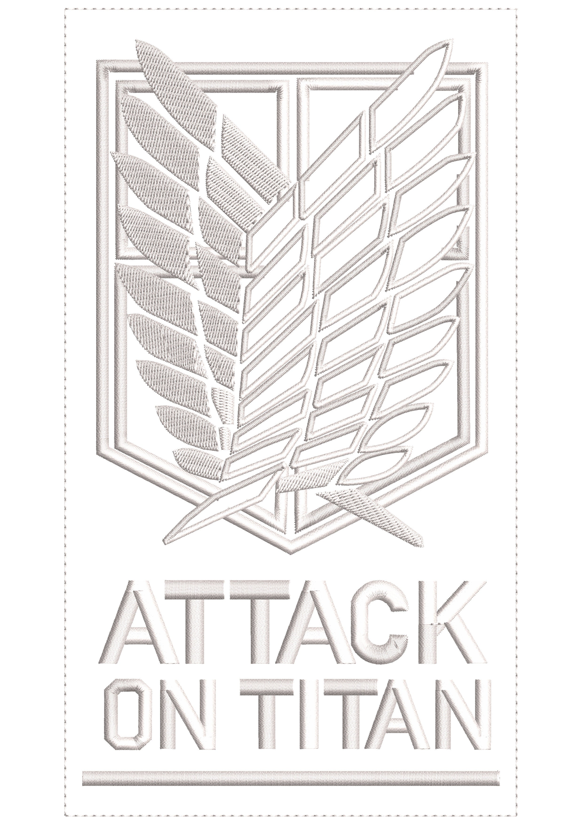Titan Embroidery Design