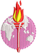 Bright World Embroidery Design