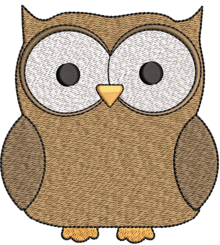 Owl Embroidery Design