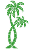 Coco Nut Tree Embroidery Design