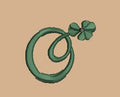 Flower Letter Embroidery Design